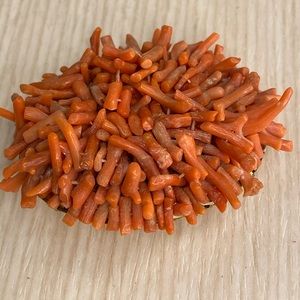 Vintage branch coral brooch
